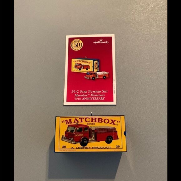 Vintage Hallmark Fire Engine Christmas Ornament - Picture 2 of 5